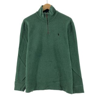 ラルフローレン(Ralph Lauren)の古着 ラルフローレン Ralph Lauren POLO by Ralph Lauren コットンニットハーフジップセーター メンズL /eaa369942(ニット/セーター)