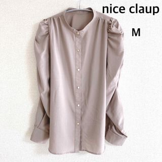 ナイスクラップ(NICE CLAUP)の美品　nice claup ナイスクラップ　ソフトバイオレット　ブラウス(シャツ/ブラウス(長袖/七分))