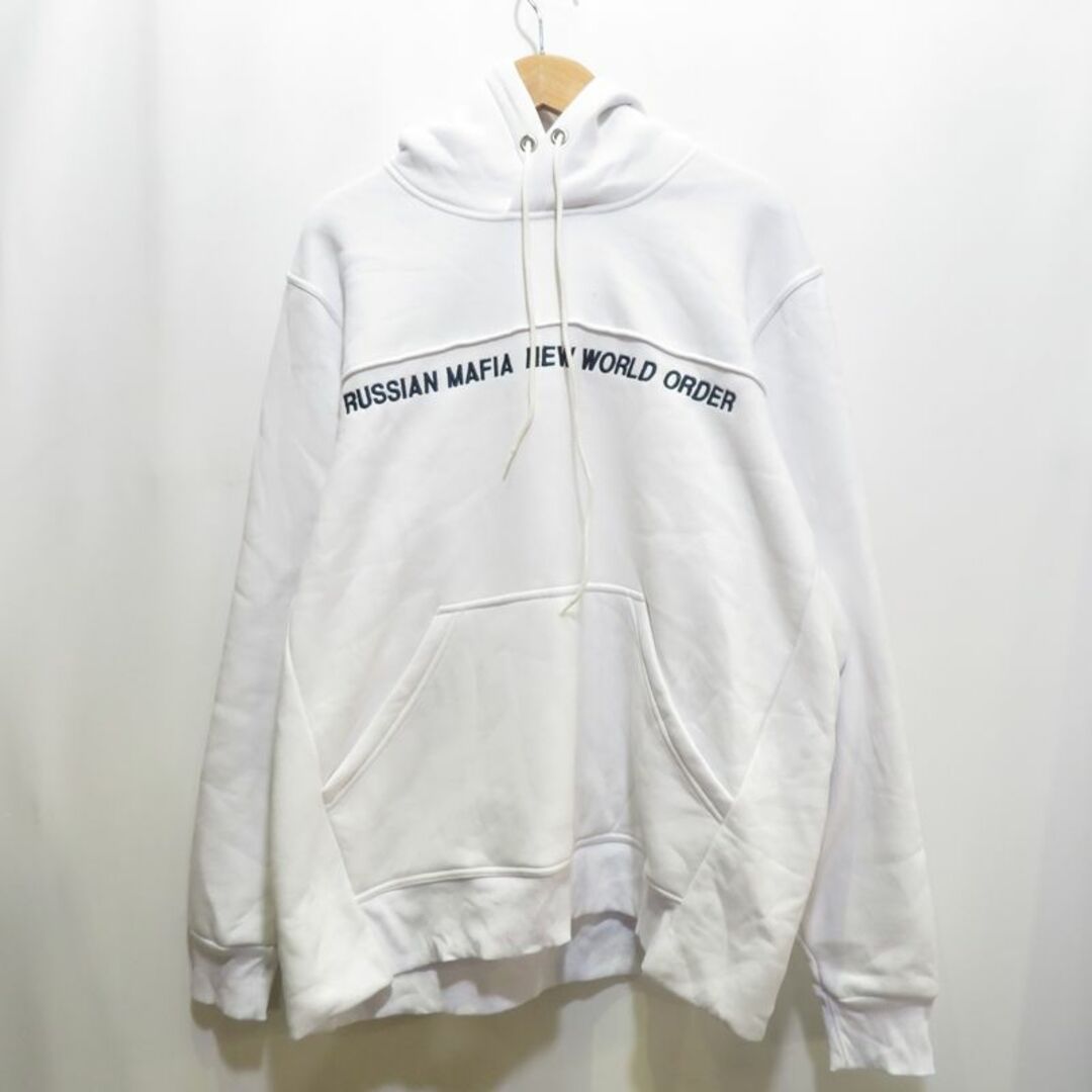 SEVER EMBROIDERY HOODIEWHITEホワイト