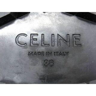 ■新品■未使用■ CELINE セリーヌ トリオンフ レザー タッセル ローファー サイズ 38 (約25.0cm) 靴 シューズ ブラウン系 AN9401