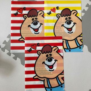 クマタン(KUMATAN)のダブルシー wc 若槻千夏 クマタン ファミリーマート クリアファイル(キャラクターグッズ)