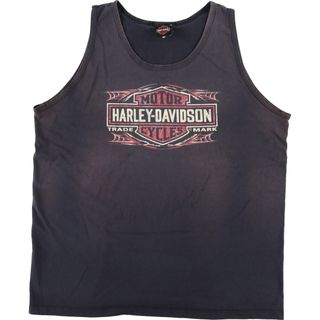 ハーレーダビッドソン Harley-Davidson 両面プリント タンクトップ メンズXXL /eaa367795