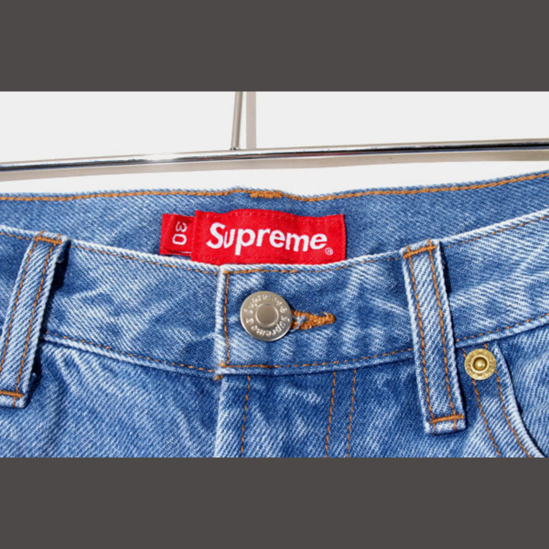 未使用品 22AW Supreme Baggy Jean Washed Blue 3