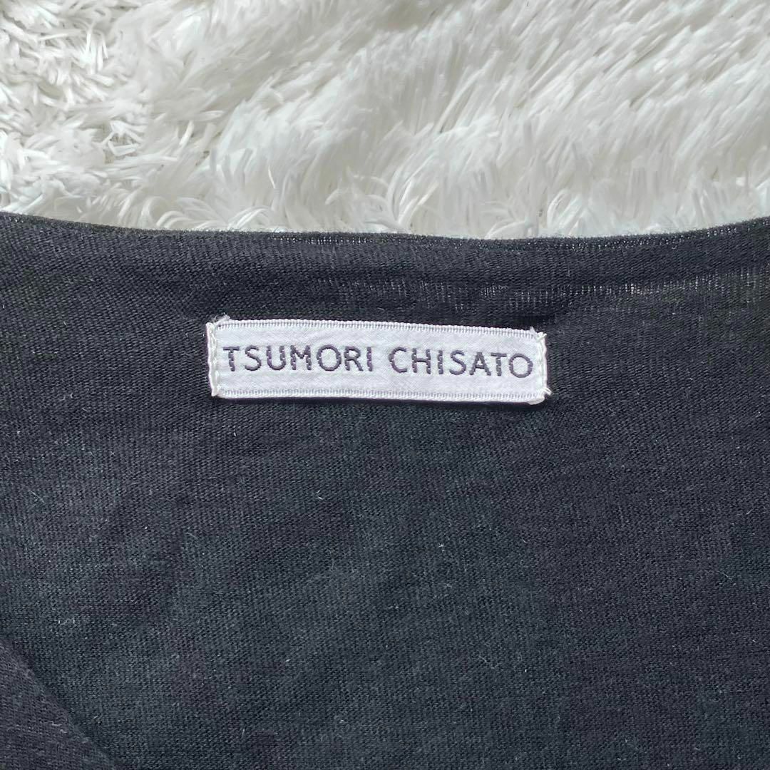 TSUMORI CHISATO(ツモリチサト)のツモリチサト　チュニック　ワンピース　スパンコール　ベロア　size２　M レディースのワンピース(ミニワンピース)の商品写真