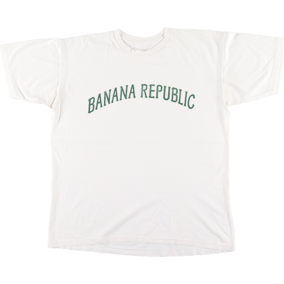 Banana Republic(バナナリパブリック)の古着 90年代 バナナリパブリック BANANA REPUBLIC 半袖 プリントTシャツ メンズL ヴィンテージ /eaa371250 メンズのトップス(Tシャツ/カットソー(半袖/袖なし))の商品写真