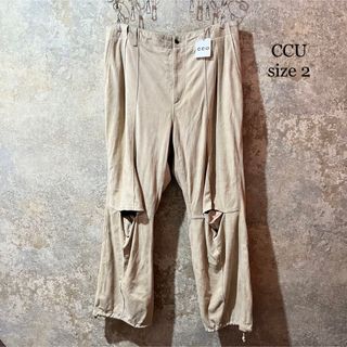 COMOLI - タグ付き CCU シーシーユー スエードパンツの通販 by 都合