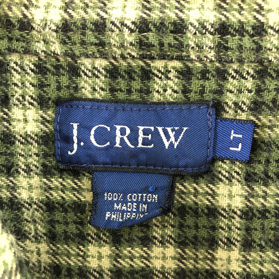 J.Crew(ジェイクルー)の古着 ジェイクルー J.Crew 長袖 チェック柄 ボタンダウン フランネルシャツ メンズXL ヴィンテージ /eaa368925 メンズのトップス(シャツ)の商品写真