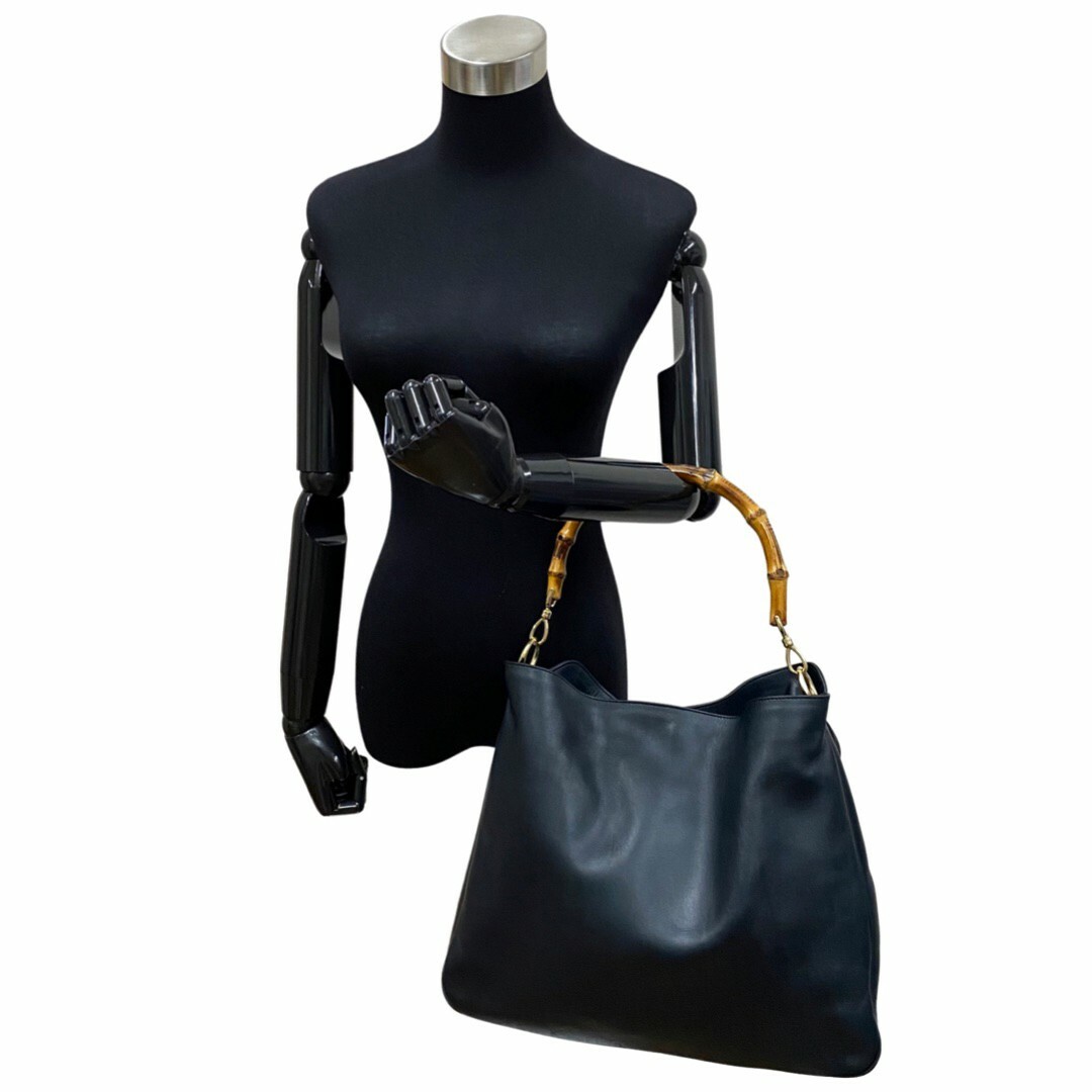 GUCCI オールドグッチバンブーレザー2wayショルダーバッグ GUCCI オールドグッチバンブーレザー2wayショルダーバッグ