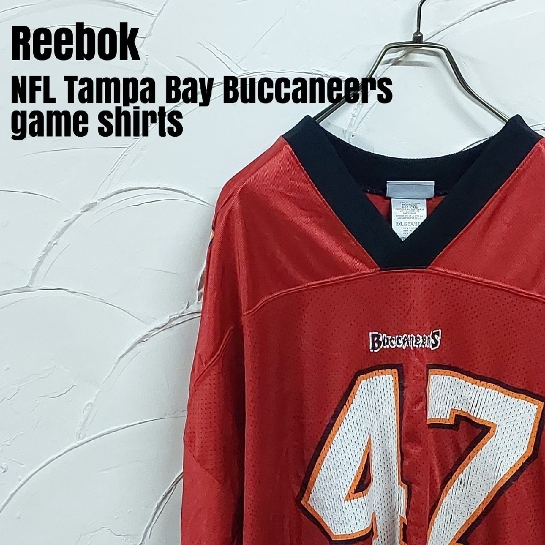 Reebok(リーボック)のReebok/リーボック NFL タンバベイ・バッカニズ ゲームシャツ メンズのトップス(その他)の商品写真