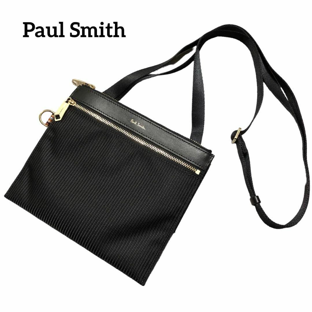 Paul Smith ポールスミス ショルダーバッグ サコッシュ ブラック