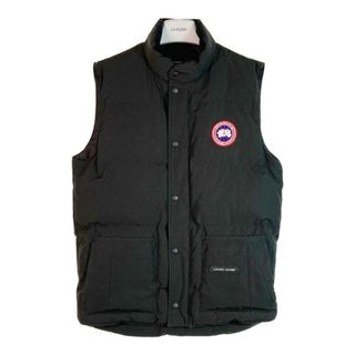 カナダグース(CANADA GOOSE)の★カナダグース フリースタイルクルーベスト ダウンベスト ブラック sizeM(ダウンジャケット)