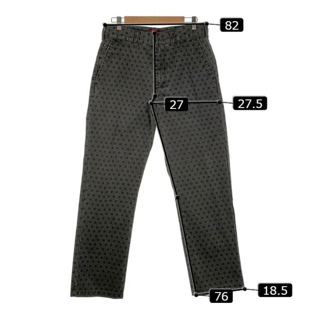 Supreme Work Pant "Black Monogram"