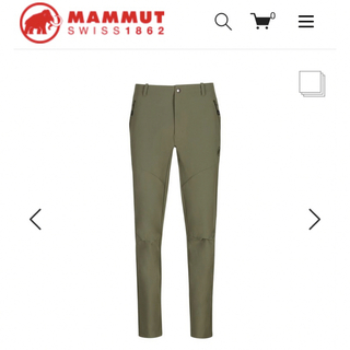 マムート(Mammut)のTrekkers 3.0 SO Pants AF Men  トレッキングパンツ(登山用品)