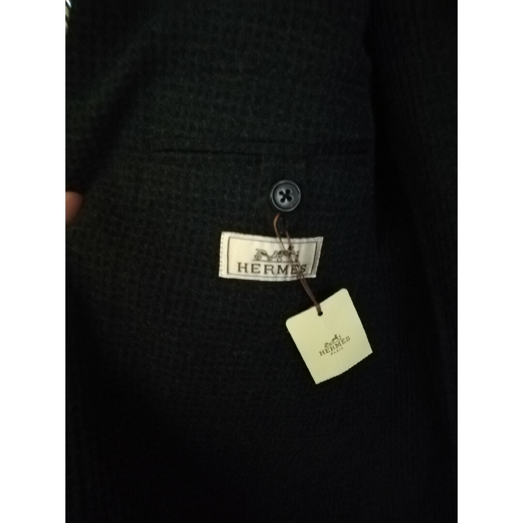 専用 新品【HERMES】ウールコットンツイードジャケット ブレザー