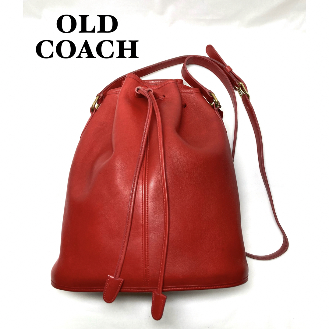 COACH オールドコーチ レザーショルダーバッグ ブラウンヴィンテージ9946