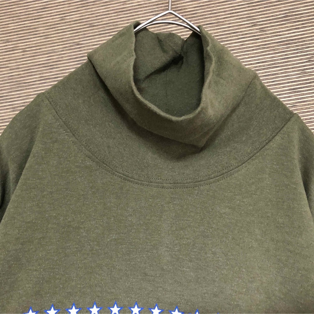 モックネック】長袖TシャツロンT 戦闘機 USA製 ワシ アニマル カーキー ... モックネック】長袖TシャツロンT 戦闘機 USA製 ワシ アニマル カーキー71