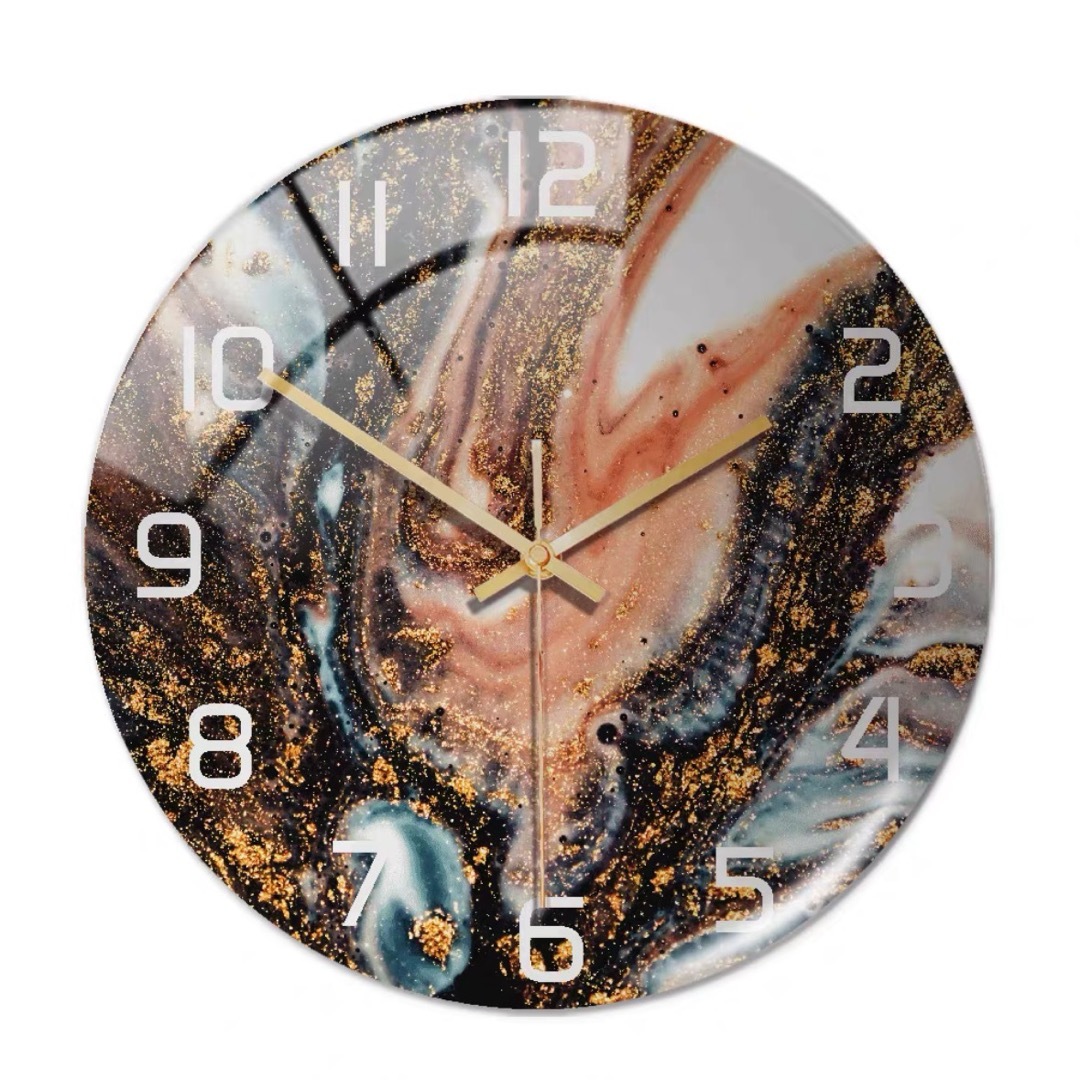 壁掛け時計 壁飾り おしゃれ時計 ガラス掛け時計の通販 by Ritahome ...