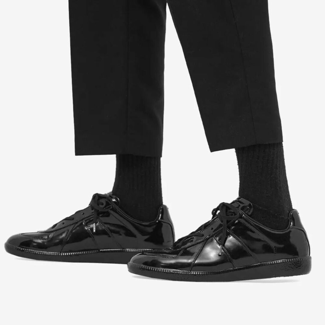 Maison Martin Margiela(マルタンマルジェラ)のmargiela マルジェラ ジャーマントレーナー 40 black メンズの靴/シューズ(スニーカー)の商品写真