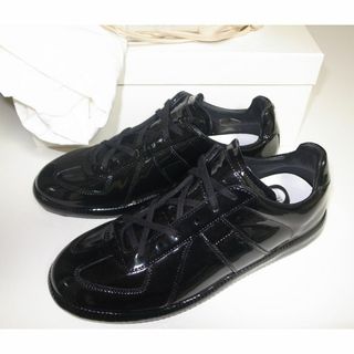 マルタンマルジェラ(Maison Martin Margiela)のmargiela マルジェラ ジャーマントレーナー 40 black(スニーカー)