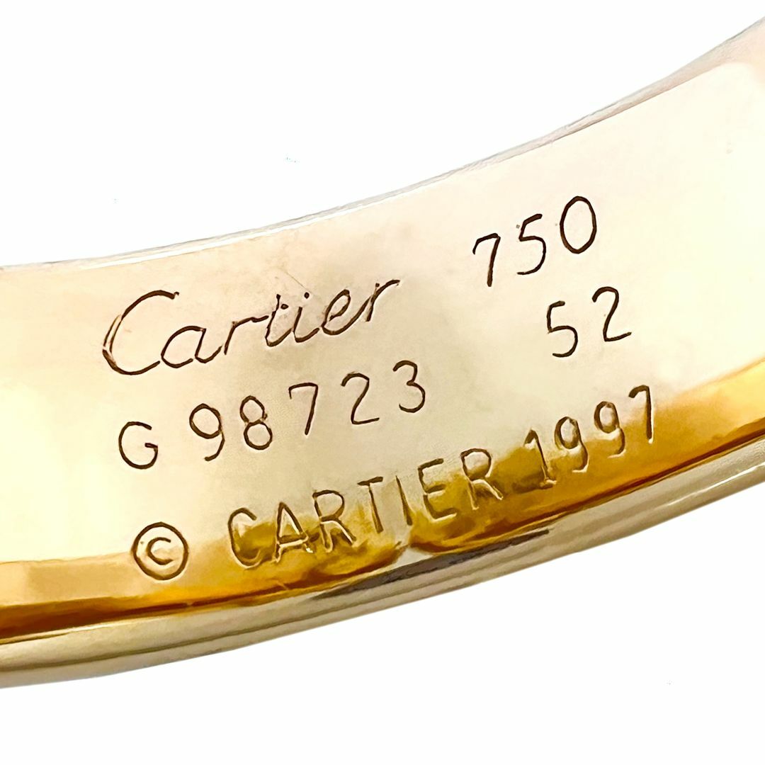 Cartier カルティエ リング 指輪 2C K18 750 WG 未使用