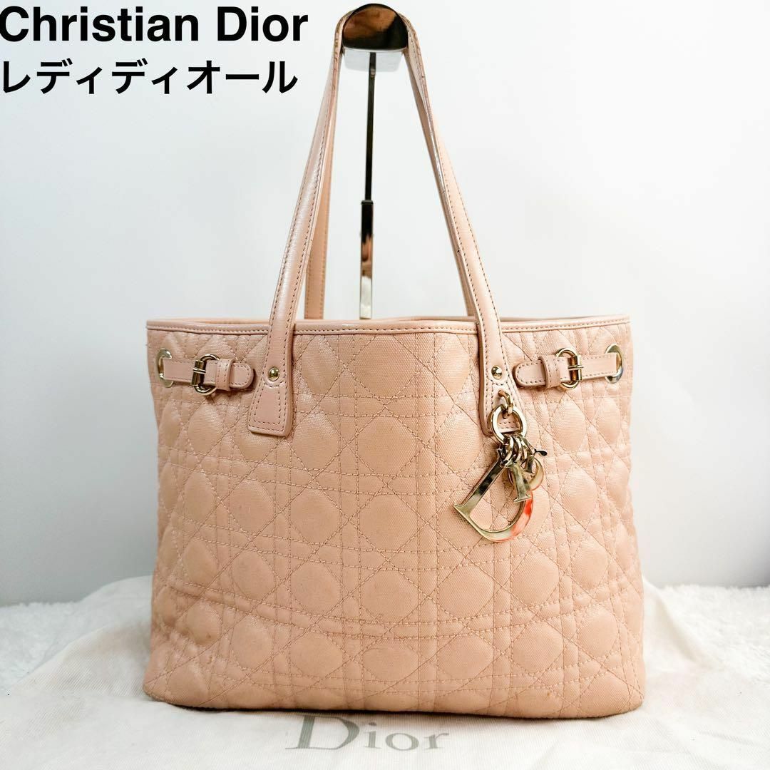 ◆良品◆ ChristianDior トートバッグ カナージュ素材