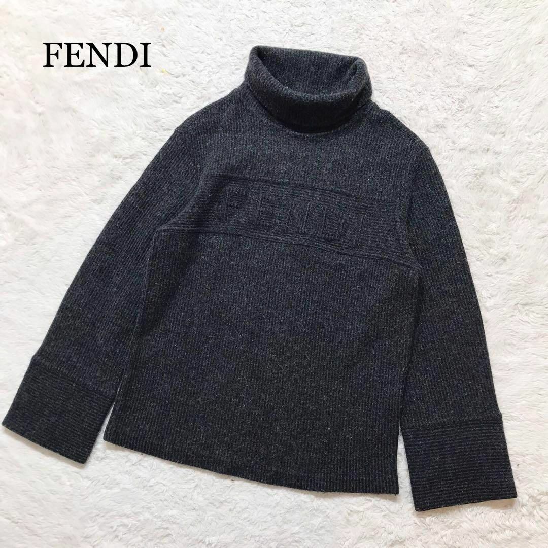 FENDI  ハイネックニット ロゴニット セーター