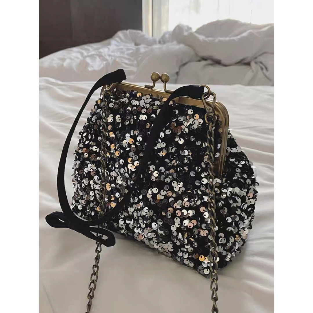 BIBIY ODETTE GLITTER BAG ビビーバッグ - ハンドバッグ