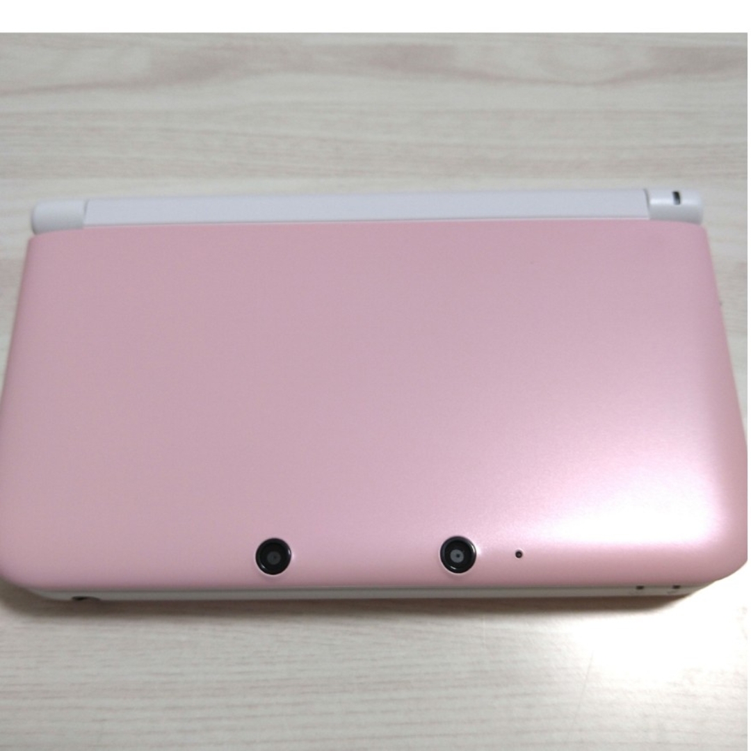 ニンテンドー3DS(ニンテンドー3DS)のNintendo 3DS  LL 本体ピンク/ホワイト　ジャンク エンタメ/ホビーのゲームソフト/ゲーム機本体(携帯用ゲーム機本体)の商品写真