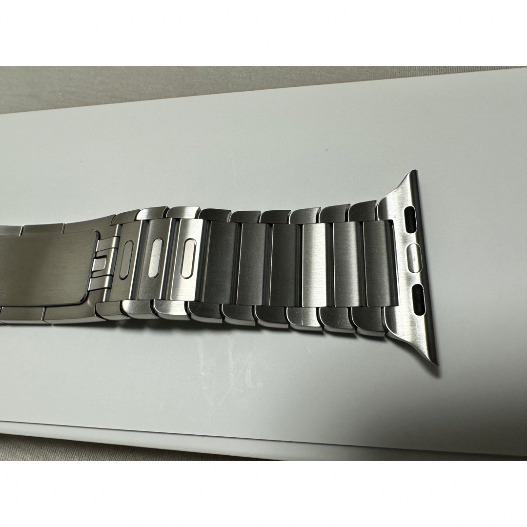 Apple Watch - Apple シルバーリンクブレスレット 42mmの通販 by