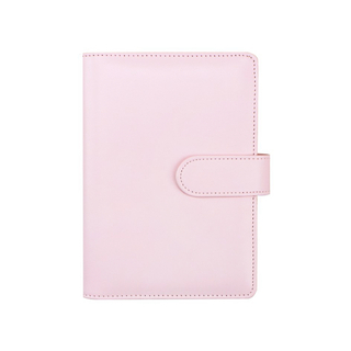 【ピンク】手帳　カードケース　A6 6穴　トレカケース　名刺ケース(ファイル/バインダー)