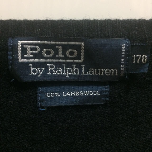 POLO RALPH LAUREN(ポロラルフローレン)の大幅値下げ ポロ ラルフローレン vネック 古着 ニット セーター レディースのトップス(ニット/セーター)の商品写真