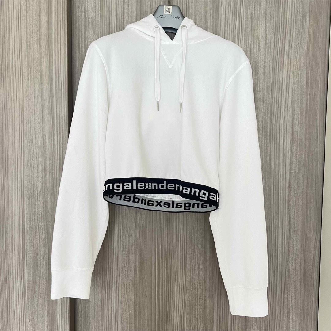 Alexander Wang - alexander wang ロゴパーカー ホワイトの通販 by