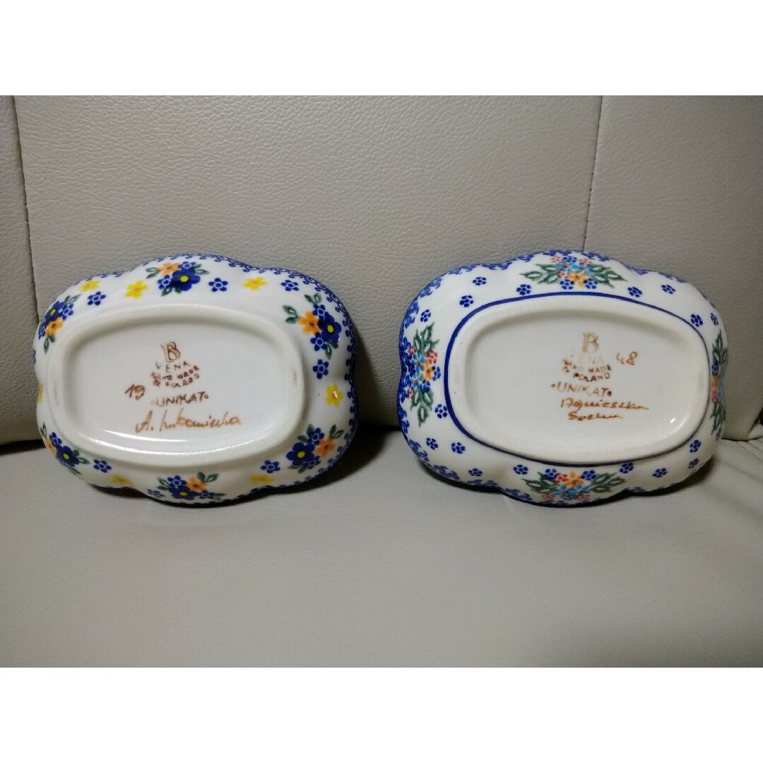 Polish Pottery - ポーランド食器 ポーリッシュポタリー プレート2枚