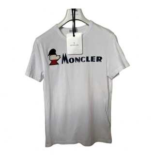 モンクレール(MONCLER)の【極美品‼️】MONCLER  国内正規 半袖 Tシャツ S ホワイト(Tシャツ/カットソー(半袖/袖なし))