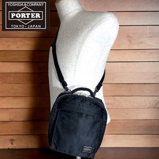 ポーター(PORTER)の完売品✴︎美品PORTER ポーター タンカー 黒　ミニショルダーバッグ(ショルダーバッグ)