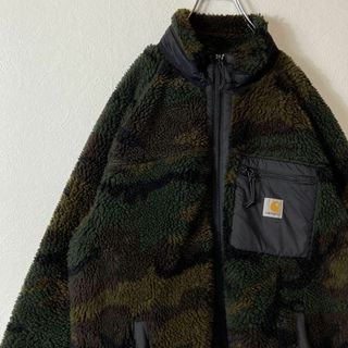 Carhartt カーハート ボアフリースジャケット プルオーバー カモフラ柄