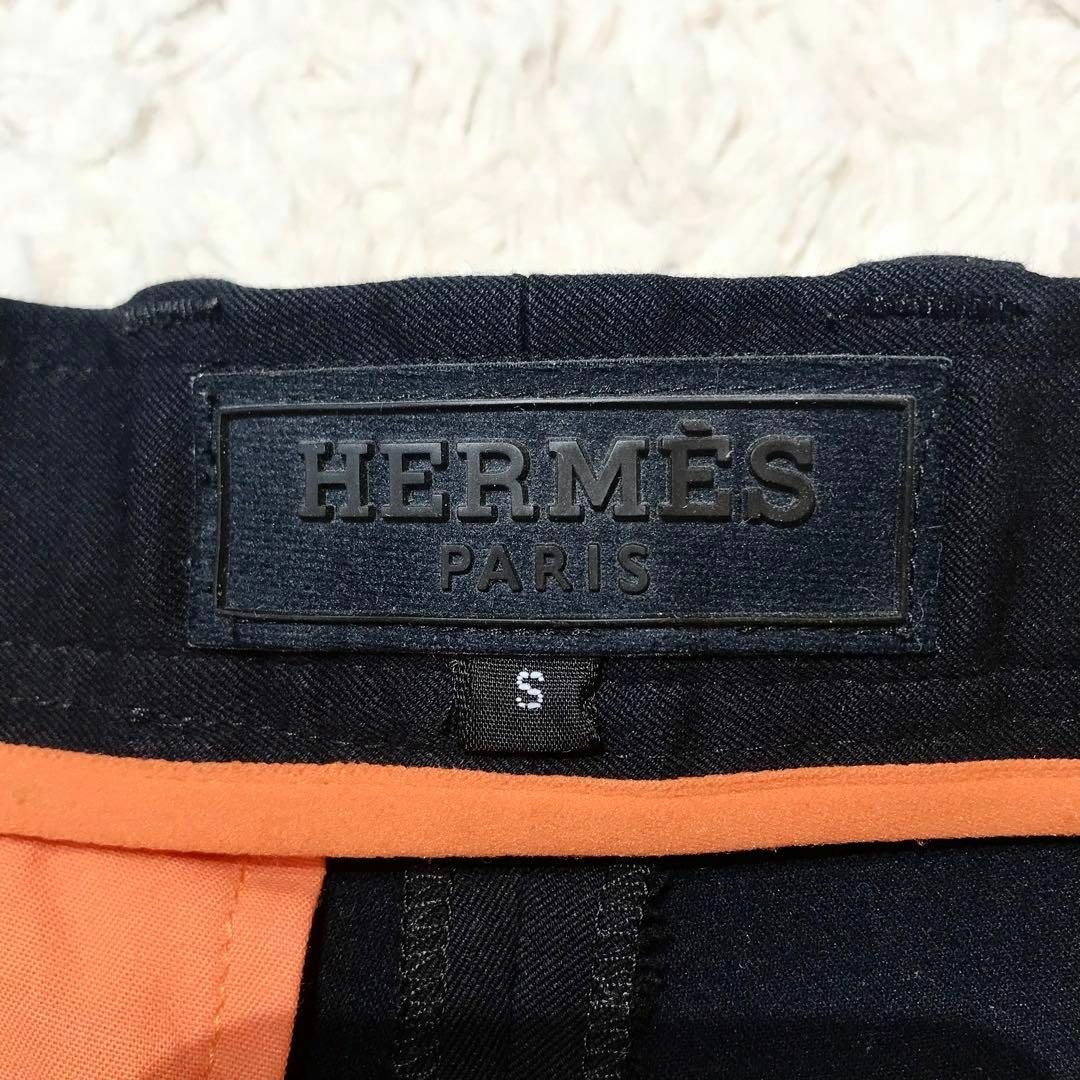 Hermes(エルメス)の【美品】HERMES エルメス スキニー ストレッチパンツ 切替 ブラック メンズのパンツ(その他)の商品写真