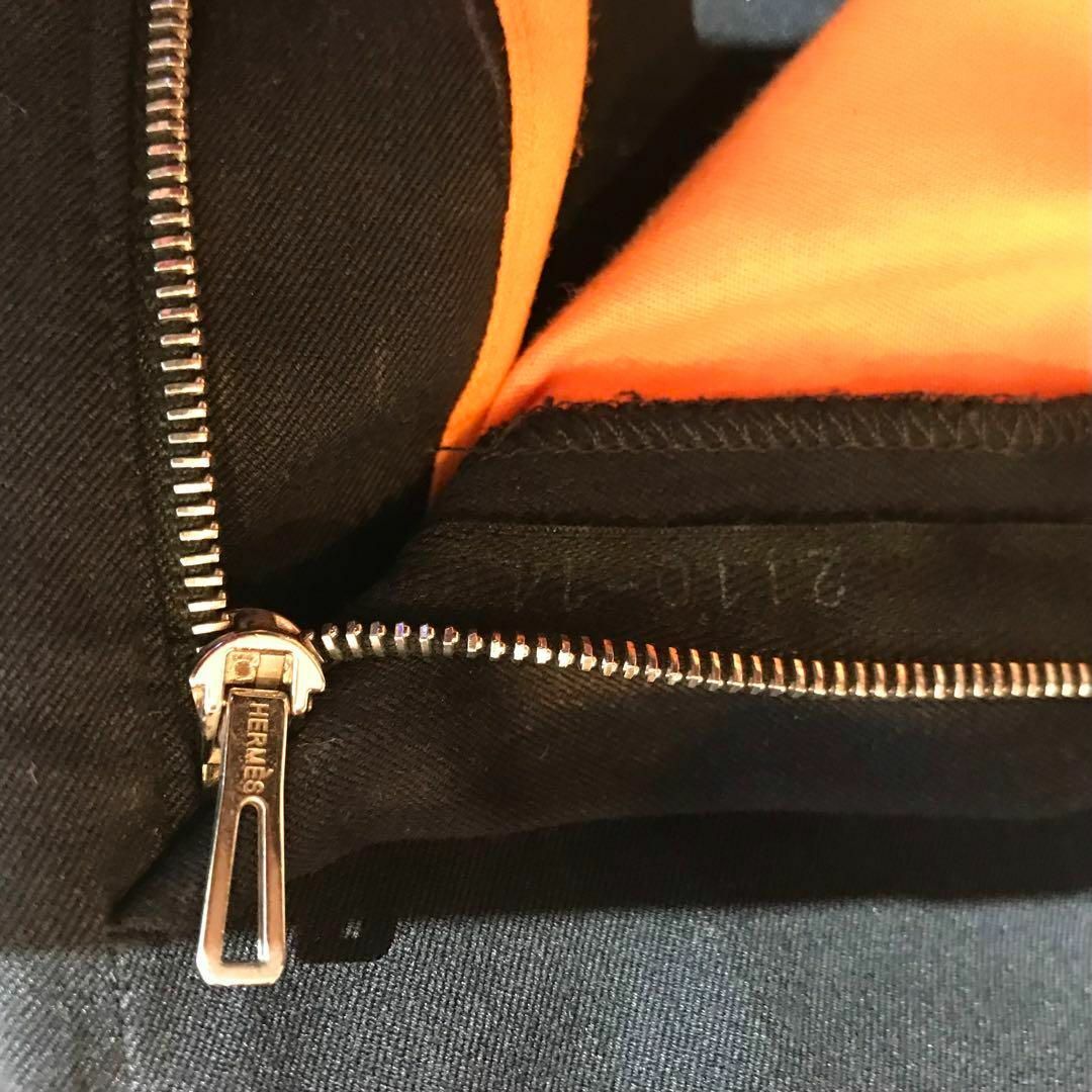 Hermes(エルメス)の【美品】HERMES エルメス スキニー ストレッチパンツ 切替 ブラック メンズのパンツ(その他)の商品写真