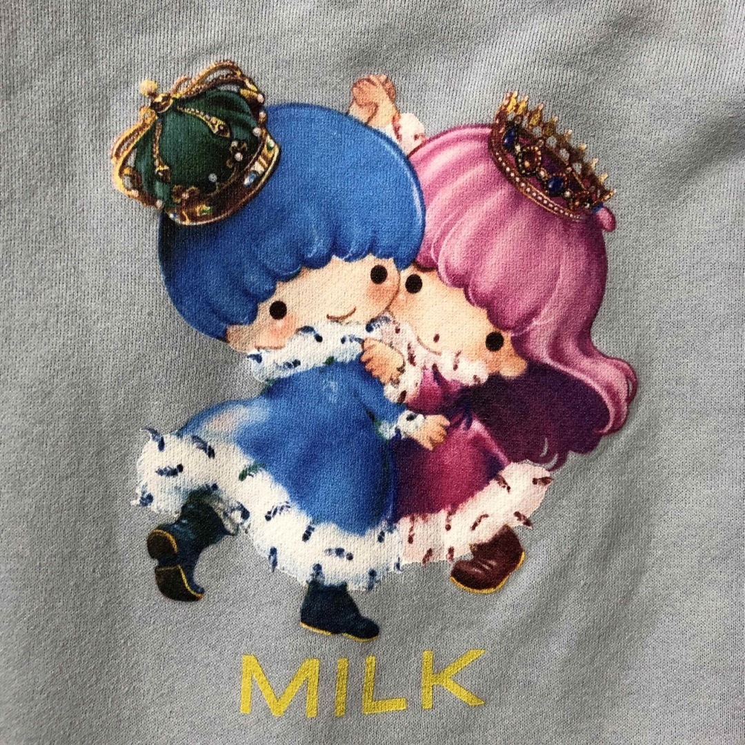 MILK(ミルク)のMILK× Little Twin Starsコラボ　ミルクキキララ　トレーナー レディースのトップス(トレーナー/スウェット)の商品写真