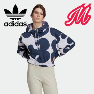 アディダス(adidas)のadidas ×マリメッコ スウェットパーカー パープル Mサイズ HJ7307(パーカー)