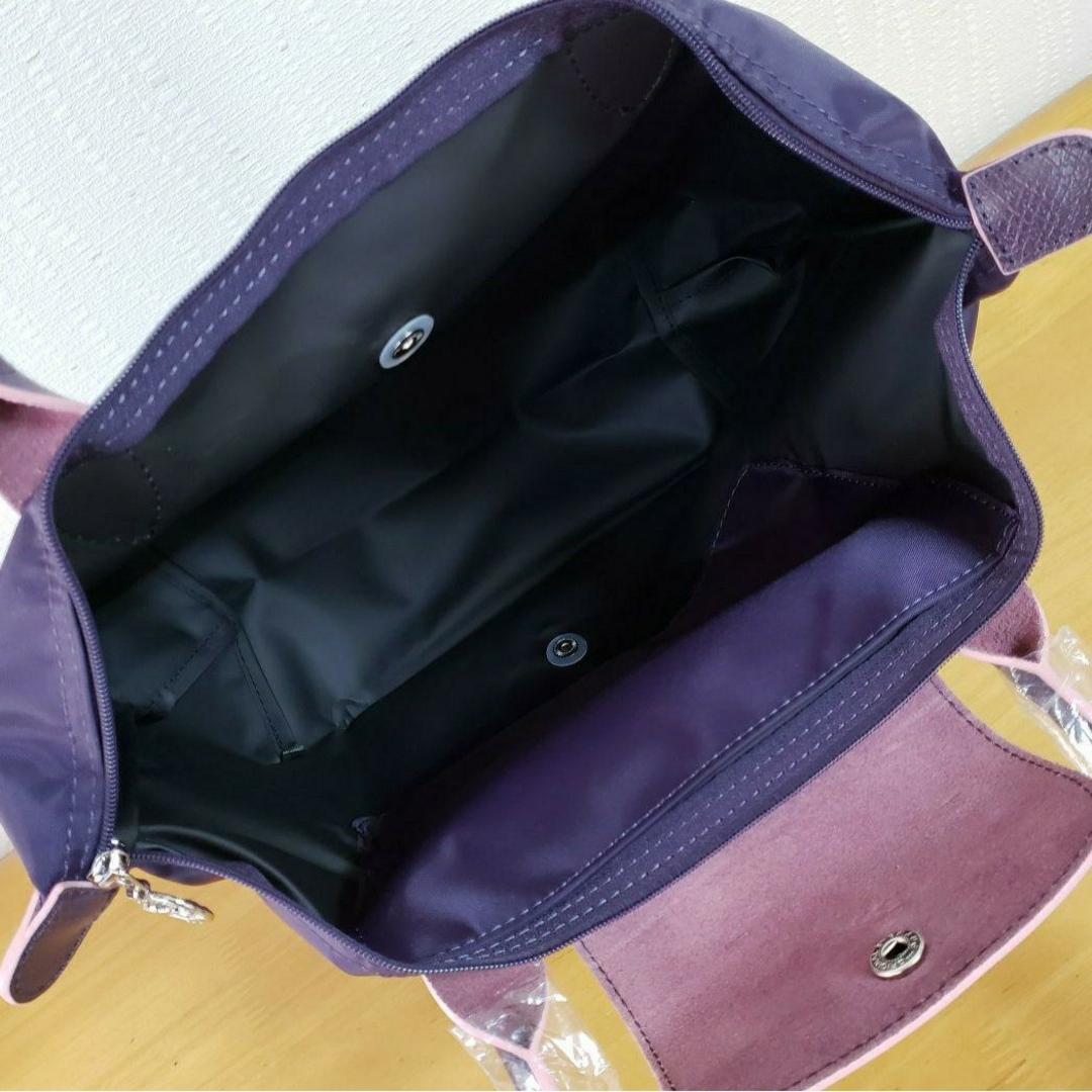 【新品】LONGCHAMP ル プリアージュ トート  M  パープル