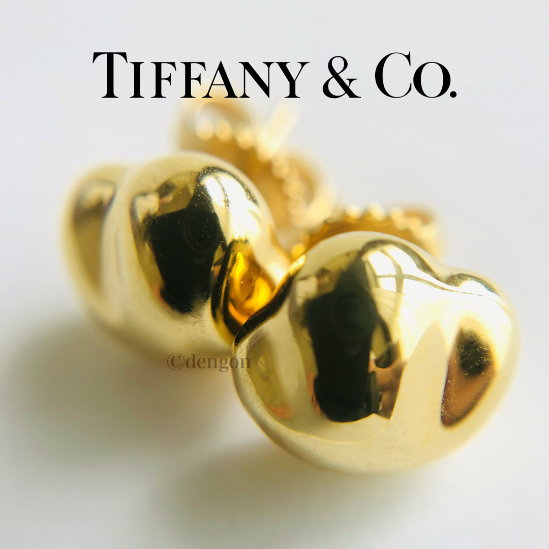 Tiffany & Co.(ティファニー)の【希少】Tiffany ティファニー　ナゲットピアス　YG750  ペレッティ レディースのアクセサリー(ピアス)の商品写真