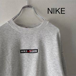 【新品未使用】NIKEナイキ★boxロゴ入りスウェット/トレーナー