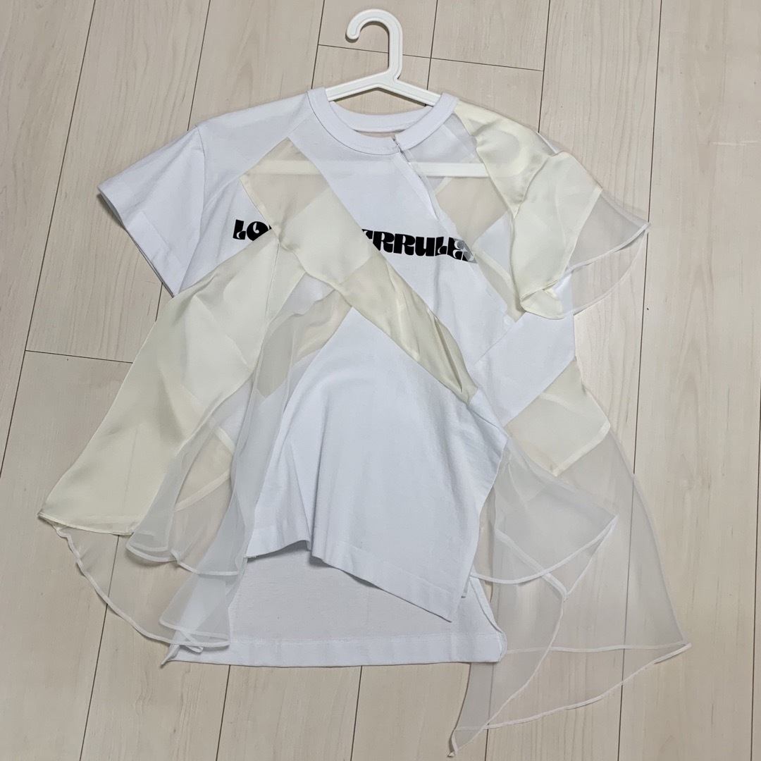 SACAI コラボ グラフィックチュールTシャツ