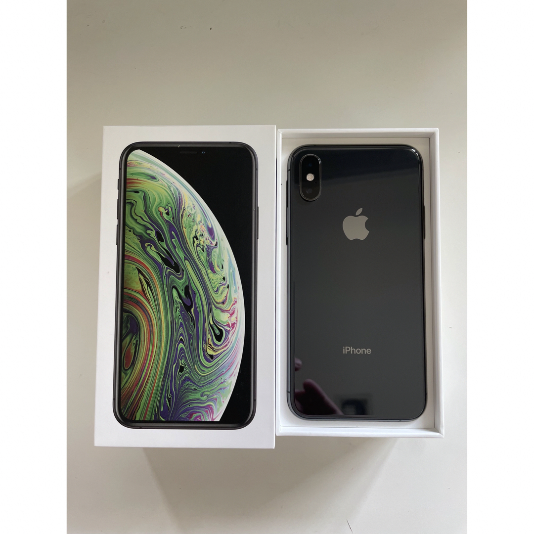 iPhone Xs Space Gray 256 GBなしSIMロック - スマートフォン本体