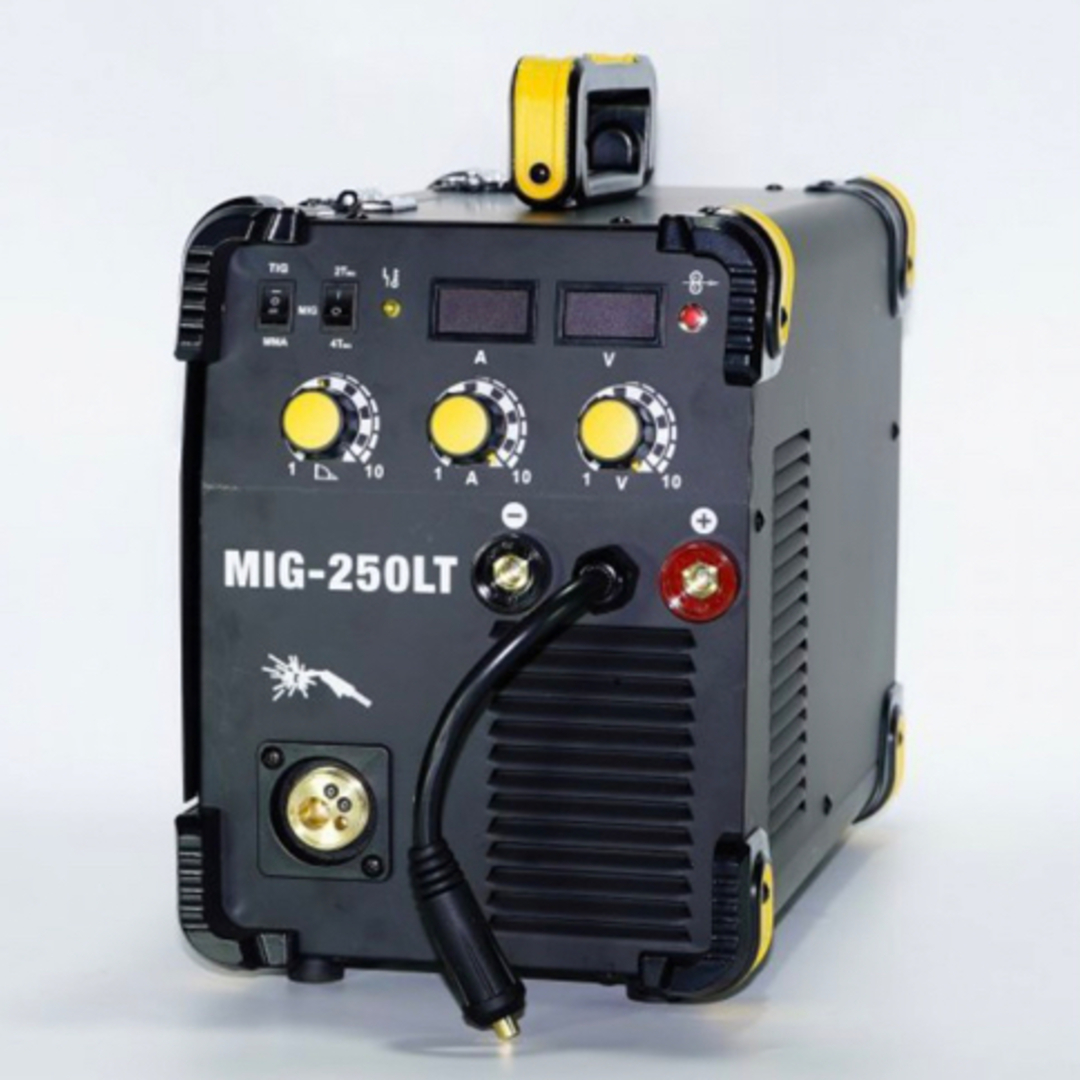 ハイスペックインバーター半自動溶接機MIG-250LT単相100V/200V共用