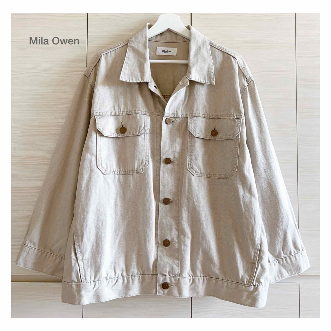 未使用　【美品】Mila Owen Gジャン　オーバーサイズ