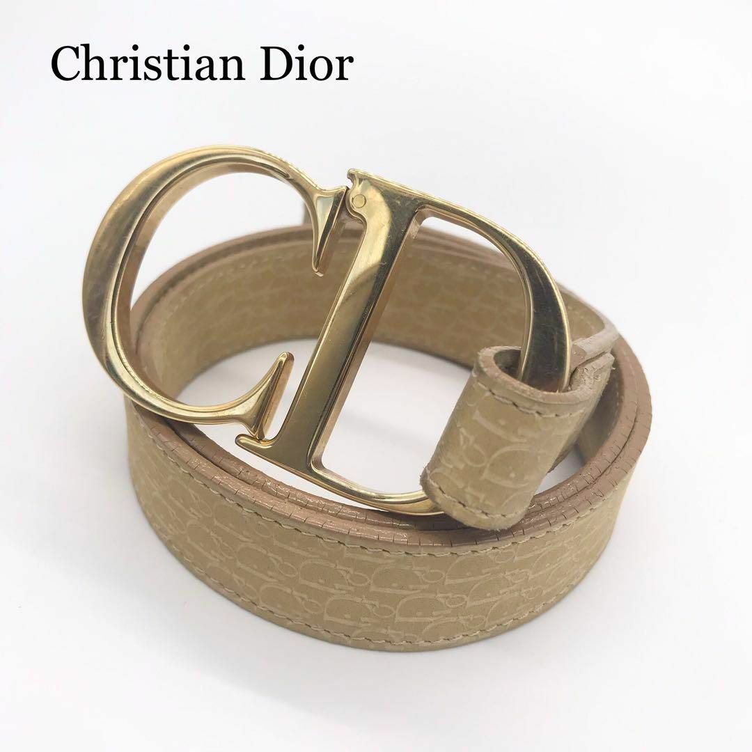 超希少】Christian Dior ディオール トロッター CDロゴ ベルト-