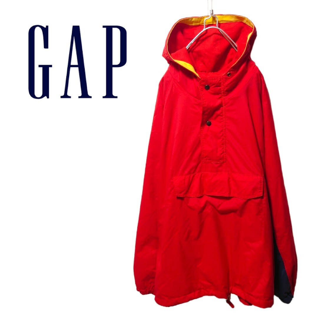 GAP(ギャップ)の【OLD GAP】90's ハーフジップ ナイロンアノラックパーカー A1226 メンズのジャケット/アウター(ナイロンジャケット)の商品写真