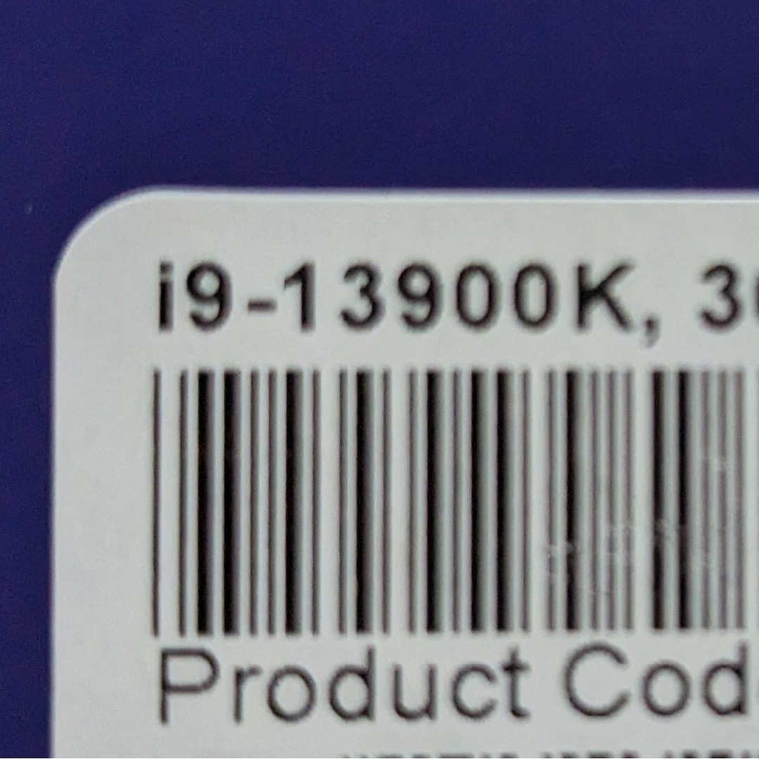 Core i9 13900k 新品未開封